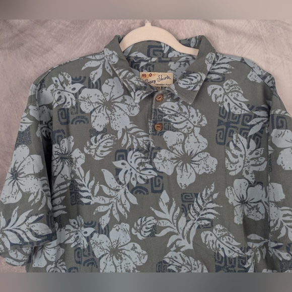 Crazy Shirts Hawaiian Polo XL Tropical Print - Picture 3 of 9